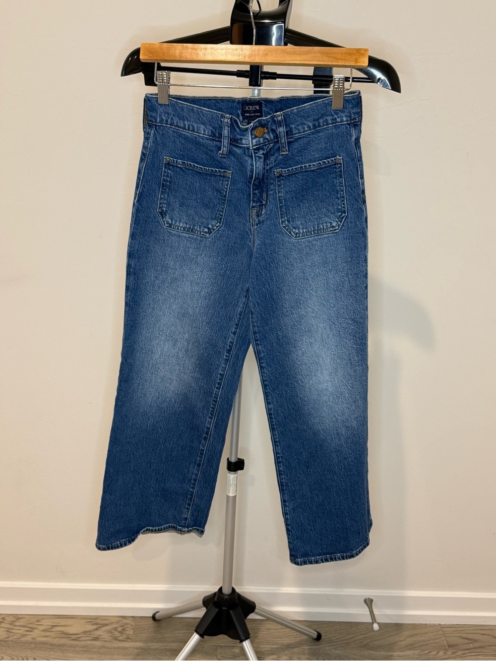 J. Crew Midwash High-Rise Straight Jeans
